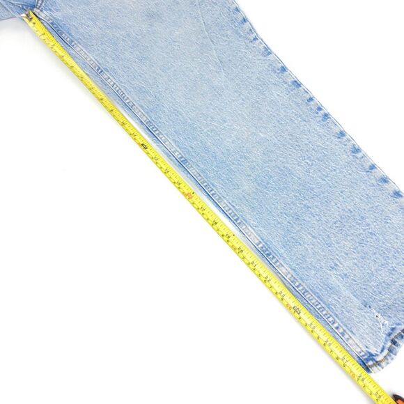 ABERCROMBIE 90s Straight Ultra High Rise Jeans Light Wash Y2k Clean Girl Minimal - Picture 4 of 8
